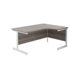 Jemini Rdl RH Cantilever Desk G/Oak