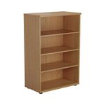 Ff First 1200 Bookcase D450 N/Oak