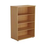 Ff First 1200 Bookcase D450 N/Oak