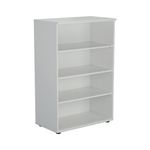 Ff First 1200 Bookcase D450 White