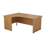 Jemini Rdl LH Desk Panel Nova Oak