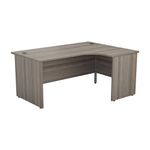 Jemini Rdl Rh Desk Panel Grey Oak