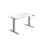 Ff Jemini Sitstand 1400X800 Wht/Slv