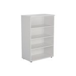 Jemini Wdn Bookcase 800x450x1200 Wht