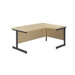 Jemini Rdl Rh Desk 1600X1200 Mpl/Blk