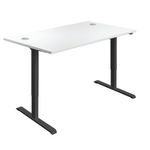 Jemini Sit/Stand Desk 1200X800Mm Wht