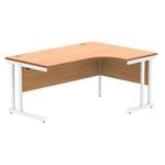 Polaris Rh Rdl Du Desk 1612 Nbch/Wht