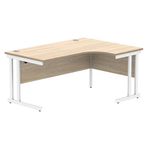 Polaris Rh Rdl Du Desk 1612 Coak/Wht