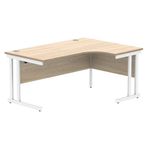 Polaris Rh Rdl Du Desk 1612 Coak/Wht