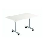 Jemini Rect Ttgtbl 1200X800 Wht/Slv