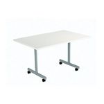 Jemini Rect Ttgtbl 1200X700 Wht/Slv