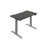 Okoform Sit/Stand Htd Dsk 1600mm Blk