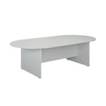 Jemini D-End Meet Table 1800 White