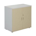 Jemini Cupboard 800x450 White/Maple