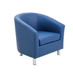 Jemini Tub Armchair Polyurethane Blu