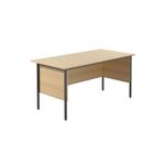 Ff Jemini Oak 1500Mm 4 Legged Desk