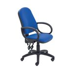 Fr First Hb Operator Chair Blue Fix Arm