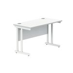 Polaris Rect Cant Desk 1200mm AWht