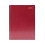 Desk Diary DPP Appt A5 Burgundy 2025