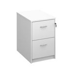 2 Drw Filing Cabinet - White