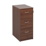 Wooden filing cabinet silver handles