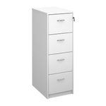 Wooden filing cabinet silver handles