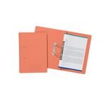 Spiral Files Foolscap Orange Pk50