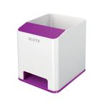 Leitz WOW Sound Pen Holder Wht/Purp