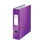 Leitz Wow Lever Arch File Purple Pk10