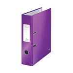 Leitz Wow Lever Arch File Purple Pk10