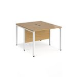 Maestro 25 bench straight desks 1200mm