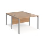 Maestro 25 bench straight desks 1600mm