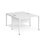 Maestro 25 bench straight desks 1600mm