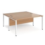 Maestro 25 bench straight desks 1600mm