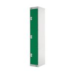 Ff 3 Door Locker Green Door 300Mm