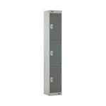 Ff 3 Door Locker Dark Grey Door 450Mm