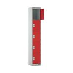 Ff 5 Door Locker Red Door 450Mm