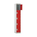 Ff 5 Door Locker Red Door 450Mm