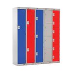 Express Std Locker 1 Door Grey/Blue