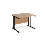 Maestro 25 cantilever 800mm deep desk