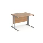 Maestro 25 cantilever 800mm deep desk