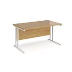 Maestro 25 cantilever 800mm deep desk