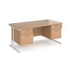 Maestro25 Wh Cl 1600 2X 2 Drw Ped B