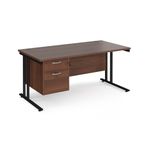 Maestro 25 Cant 800Mm Desk 2 Drawer Ped