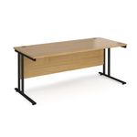 Maestro 25 cantilever 800mm deep desk