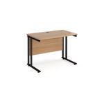 Maestro 25 cantilever 600mm deep desk