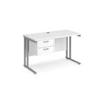 Maestro 25 Cant 600Mm Desk 2 Drawer Ped