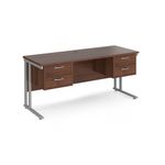 Maestro 25 Cant 600Mm Deep Desk 2X2D Ped