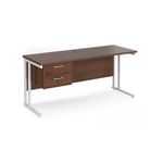 Maestro 25 Cant 600Mm Desk 2 Drawer Ped