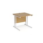 Maestro 25 cantilever 800mm deep desk